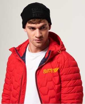 Superdry Surplus Silicone Férfi Kötött Sapka Fekete | CSRIE3079